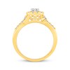Thumbnail Image 3 of Now + Forever Round-Cut Diamond Halo Engagement Ring 3/4 ct tw 14K Yellow Gold