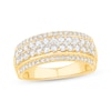 Thumbnail Image 1 of Now + Forever Multi-Row Diamond Anniversary Band 1 ct tw 10K Yellow Gold