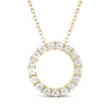 Thumbnail Image 0 of THE LEO Diamond Circle Necklace 1 ct tw 14K Yellow Gold 19"