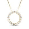 Thumbnail Image 1 of THE LEO Diamond Circle Necklace 1 ct tw 14K Yellow Gold 19&quot;