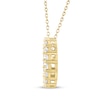 Thumbnail Image 2 of THE LEO Diamond Circle Necklace 1 ct tw 14K Yellow Gold 19"