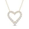 Thumbnail Image 1 of THE LEO Diamond Heart Necklace 3/4 ct tw 14K Yellow Gold
