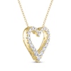 Thumbnail Image 1 of THE LEO Diamond Heart Necklace 3/4 ct tw 14K Yellow Gold