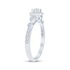 Thumbnail Image 2 of Now + Forever Round-Cut Diamond Halo Engagement Ring 1/4 ct tw 14K White Gold