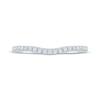 Thumbnail Image 8 of Now + Forever Diamond Contour Wedding Band 1/6 ct tw 14K White Gold
