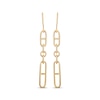 Thumbnail Image 2 of Reaura Mariner Link Drop Earrings Repurposed 14K Yellow Gold