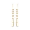 Thumbnail Image 1 of Reaura Mariner Link Drop Earrings Repurposed 14K Yellow Gold