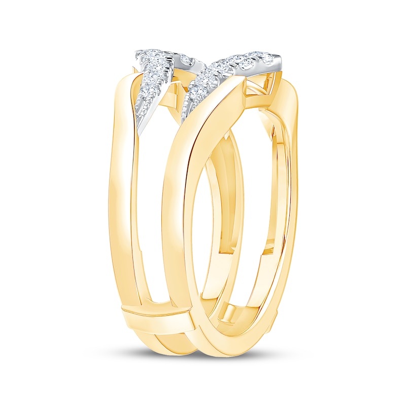 Main Image 2 of Now + Forever Diamond Enhancer Ring 3/8 ct tw 14K Two-Tone Gold