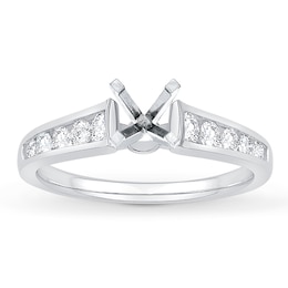 Now + Forever Diamond Engagement Ring Setting 1/2 ct tw 14K White Gold