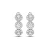 Thumbnail Image 2 of Multi-Diamond Trio Hoop Earrings 1 ct tw 14K White Gold