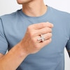 Thumbnail Image 3 of Men's Baguette & Round-Cut Diamond Cross Ring 1-1/4 ct tw 10K Yellow Gold