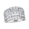Thumbnail Image 1 of THE LEO Diamond Five-Row Ring 2-14 ct tw 14K White Gold