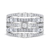 Thumbnail Image 3 of THE LEO Diamond Five-Row Ring 2-14 ct tw 14K White Gold