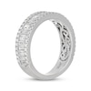 Thumbnail Image 1 of Neil Lane Artistry Baguette & Round-Cut Lab-Created Diamond Anniversary Ring 1-1/2 ct tw 14K White Gold