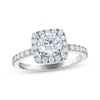Thumbnail Image 0 of Certified Round-Cut Diamond Halo Engagement Ring 1-5/8 ct tw Platinum