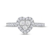 Thumbnail Image 3 of THE LEO Diamond Multi-Stone Heart Fashion Ring 1/2 ct tw 14K White Gold