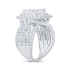 Thumbnail Image 2 of Now + Forever Princess-Cut Multi-Diamond Double Halo Engagement Ring 3 ct tw 10K White Gold