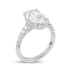 Thumbnail Image 2 of Now + Forever Lab-Grown Diamonds Oval-Cut Engagement Ring 3-1/2 ct tw 14K White Gold