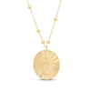 Thumbnail Image 1 of Diamond-Cut Virgin Mary Medallion Necklace 14K Yellow Gold 18&quot;