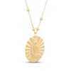 Thumbnail Image 2 of Diamond-Cut Virgin Mary Medallion Necklace 14K Yellow Gold 18&quot;
