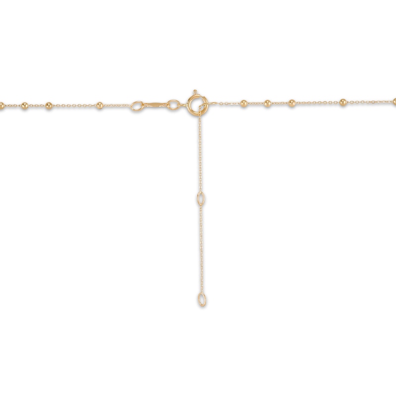 Main Image 4 of Diamond-Cut Virgin Mary Medallion Necklace 14K Yellow Gold 18&quot;