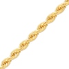 Thumbnail Image 2 of Glitter Rope Chain Necklace 6.5mm Solid 10K Yellow Gold 24&quot;