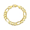Thumbnail Image 1 of Figaro Chain Bracelet 10.7mm Solid 10K Yellow Gold 8.75&quot;