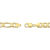 Thumbnail Image 2 of Figaro Chain Bracelet 10.7mm Solid 10K Yellow Gold 8.75&quot;