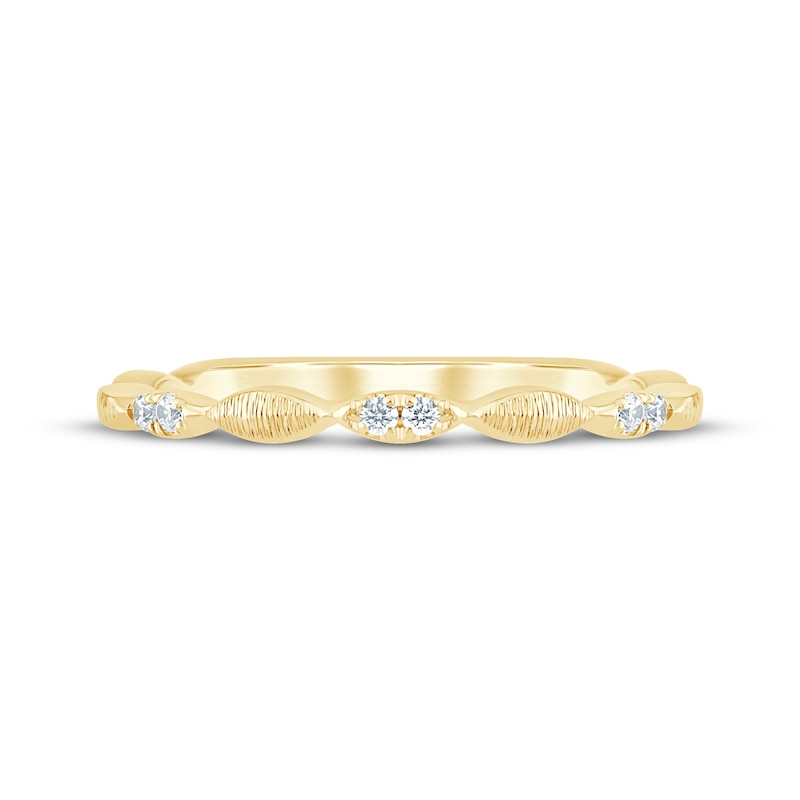 Main Image 3 of Now + Forever Diamond Anniversary Ring 1/10 ct tw 10K Yellow Gold