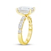 Thumbnail Image 2 of Now + Forever Lab-Grown Diamonds Emerald-Cut Engagement Ring 4-7/8 ct tw 14K Yellow Gold
