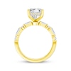 Thumbnail Image 3 of Now + Forever Lab-Grown Diamonds Emerald-Cut Engagement Ring 4-7/8 ct tw 14K Yellow Gold