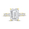 Thumbnail Image 4 of Now + Forever Lab-Grown Diamonds Emerald-Cut Engagement Ring 4-7/8 ct tw 14K Yellow Gold