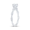 Thumbnail Image 2 of Now + Forever Lab-Grown Diamonds Round-Cut Halo Engagement Ring 5/8 ct tw 14K White Gold