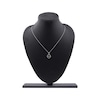 Thumbnail Image 6 of Diamond Circle &quot;Mama&quot; Necklace 1/10 ct tw 10K White Gold 18&quot;