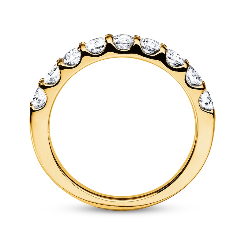 Main Image 2 of Now + Forever Diamond Anniversary Band 1/2 ct tw Round-cut 14K Yellow Gold
