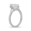 Thumbnail Image 2 of Neil Lane Artistry Pear-Shaped Lab-Grown Diamond Halo Engagement Ring 2-7/8 ct tw 14K White Gold
