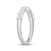 Thumbnail Image 2 of Now + Forever Diamond Two-Row Anniversary Ring 1/4 ct tw 10K White Gold