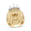 Thumbnail Image 1 of Men's Lion with Crown Ring 10K Yellow Gold