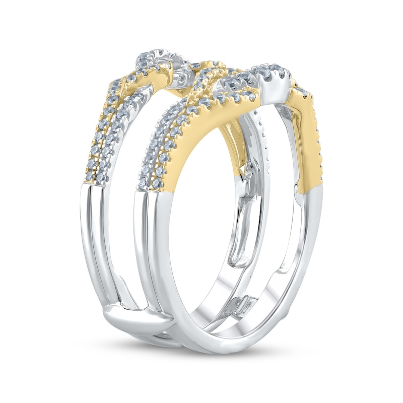 Main Image 2 of Now + Forever Diamond Enhancer Ring 1/2 ct tw 14K Two-Tone Gold