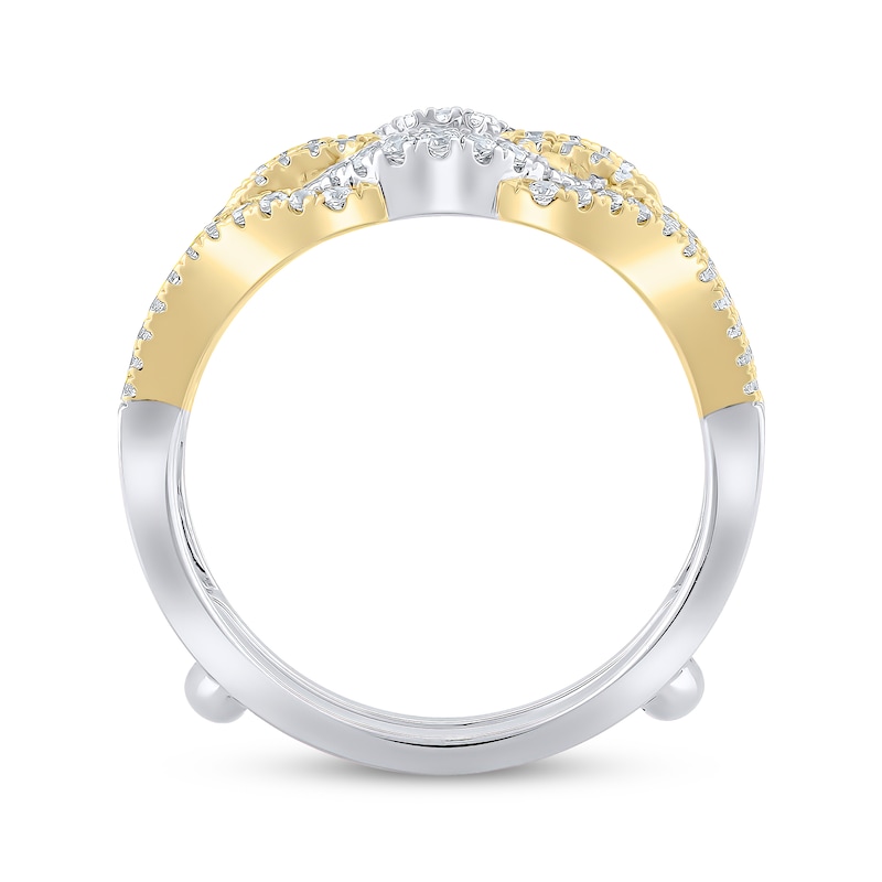 Main Image 3 of Now + Forever Diamond Enhancer Ring 1/2 ct tw 14K Two-Tone Gold