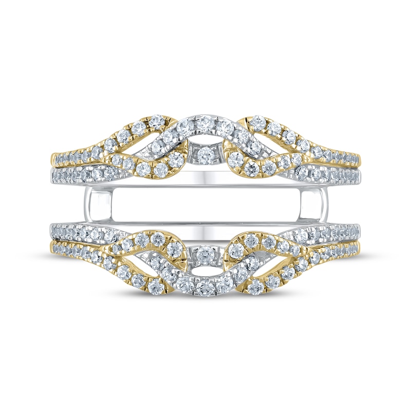 Main Image 4 of Now + Forever Diamond Enhancer Ring 1/2 ct tw 14K Two-Tone Gold