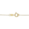 Thumbnail Image 3 of Twist Cross Necklace 10K Yellow Gold 18"