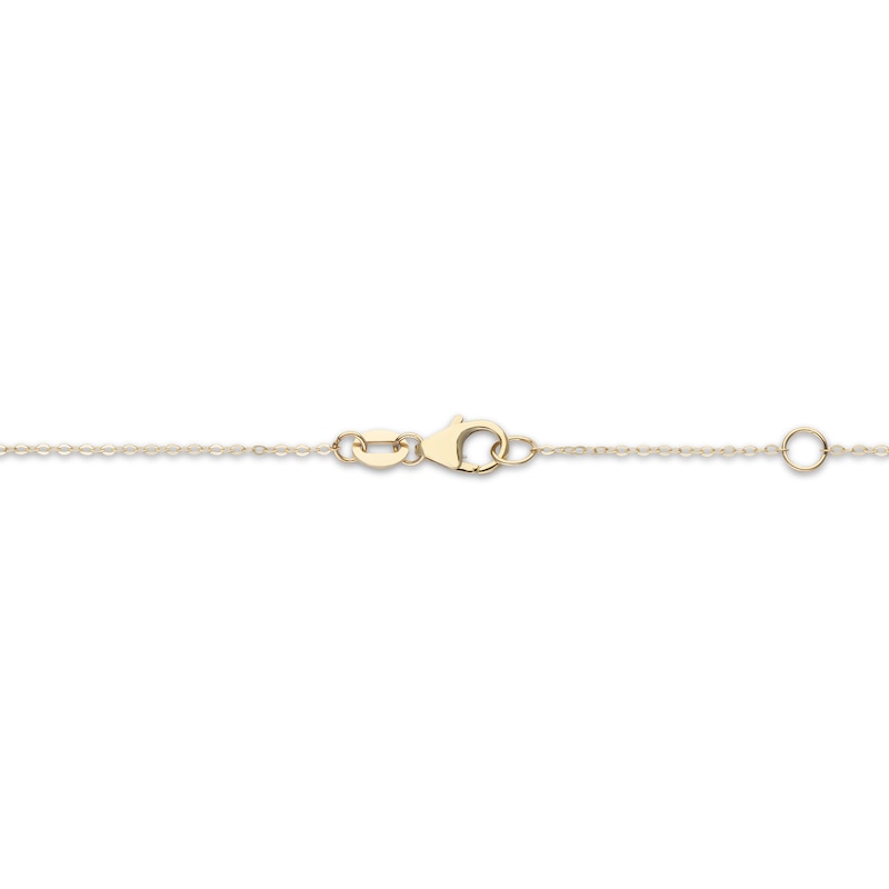 Main Image 3 of Enamel Butterfly Necklace 14K Yellow Gold 18"