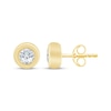 Thumbnail Image 3 of STUDIO BY KAY Lab-Grown Diamonds Round-Cut Solitaire Stud Earrings 3/4 ct tw 24K Yellow Gold-Plated Sterling Silver (F/SI2)