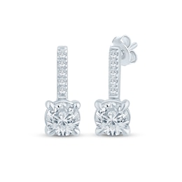 KAY Lab-Grown Diamonds Drop Earrings 1 ct tw 10K White Gold