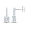 Thumbnail Image 3 of KAY Lab-Grown Diamonds Drop Earrings 1 ct tw 10K White Gold