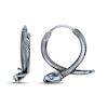 Thumbnail Image 3 of Men's Crossover Snake Hoop Earrings Stainless Steel