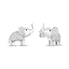 Thumbnail Image 1 of Disney Treasures The Lion King Elephant Stud Earrings 1/6 ct tw Sterling Silver