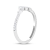 Thumbnail Image 2 of Now + Forever Diamond Contour Anniversary Ring 1/5 ct tw 14K White Gold