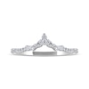 Thumbnail Image 3 of Now + Forever Diamond Contour Anniversary Ring 1/5 ct tw 14K White Gold